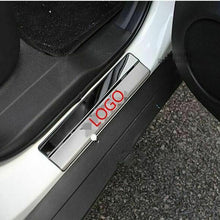 Stainless Steel Door Sill Scuff Plate Guards Cover For Nissan Rogue 2015-2020