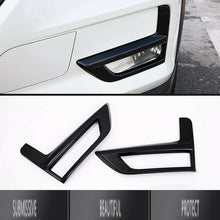 For Nissan Rogue 2017-2020 ABS Carbon Fiber Front bumper Fog Light Lamp Trim