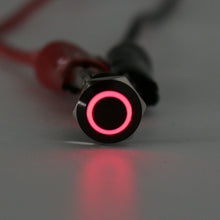 1x 12mm 12V 4-Pin Angel Eye LED Push Button Metal Switch Waterproof ON/OFF