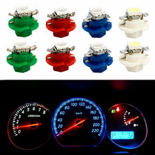 50Pcs T5 B8.4D 5050 1SMD LED Indicator Cluster Gauge Dashboard Dash Side Lights