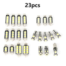 23pc Car Interior Lights LED Map Dome Reading Trunk Bulb License Plate Door Kit