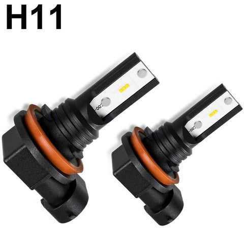 Marsauto G2s H11 H8 H9 LED Fog Light Lamp Super Bright 6000K Foglight Bulbs Pair