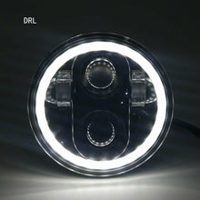 Black 5-3/4" 5.75 inch LED Projector Headlight Halo DRL for Harley Davidson Dyna
