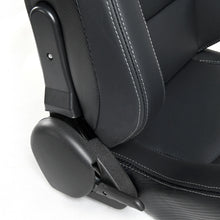 Universal PU Leather Racing Sport Seat Reclinable Seats W/ 2 Sliders US Stock