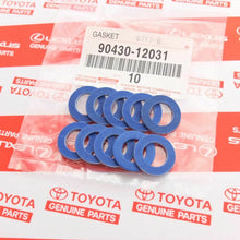 GENUINE TOYOTA LEXUS SCION OIL DRAIN PLUG WASHER GASKET 90430-12031 - SET OF 10