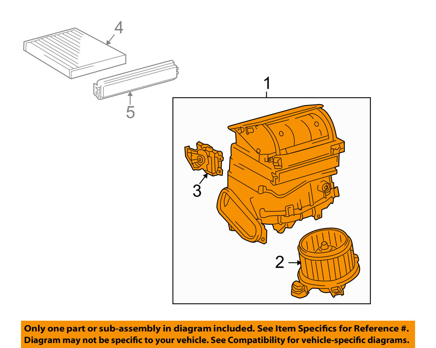 TOYOTA OEM 09-18 Corolla HVAC-Blower Assembly 8713002670