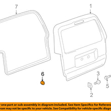 TOYOTA OEM Rear Door-Door Shell Cushion 9054109069