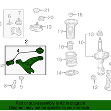 Genuine Toyota Lower Control Arm 48068-02310