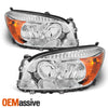 Fits 2006 2007 2008 Toyota Rav4 Left + Right Side Headlights Front Lamps Pair