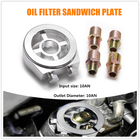 Oil Cooler Filter sandwich plate Adapter AN10 M20x1.5 Fit For Honda Ford Toyota