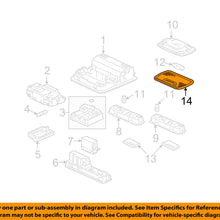 HONDA OEM Interior-Roof-Dome Light Lens 34253S5A305