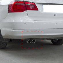 1x Chrome Straight Car Exhaust Pipe Tail Muffler Tip Tail Throat Car Accessories