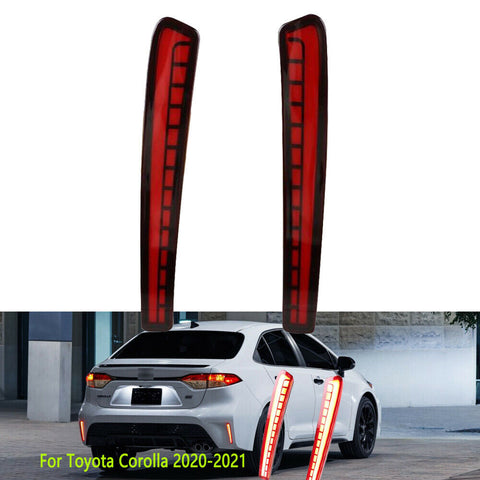 LED Rear Bumper Light Brake Turn Signal Tail Lamp For Toyota Corolla 2020-2021