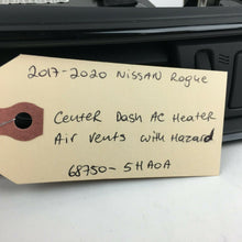 2017-2020 Nissan Rogue Center AC Heater Vent Dash Hazard Button OEM USED