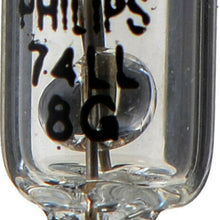 Instrument Panel Light Bulb-Longerlife - Twin Blister Pack Philips 74LLB2