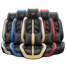 11pcs Luxury Leather Car Truck Seat Cover 5-Seats Protector Universal Cushion
