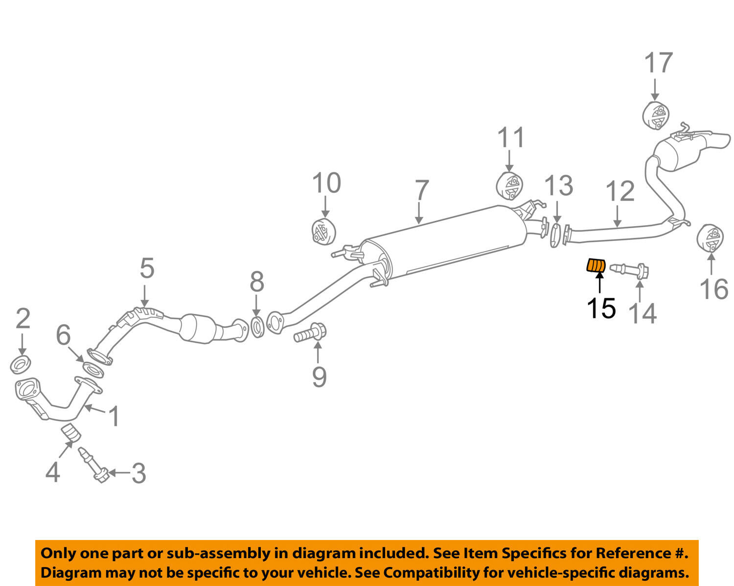 TOYOTA OEM Exhaust-Muffler & Pipe Spring 90501A0006