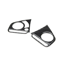 Real Carbon Fiber Steering Wheel Switch Cover Trims For Honda Civic 2016-2020