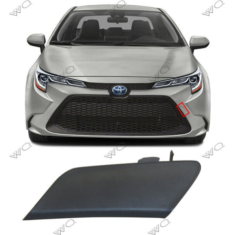 Fit For 2020 Toyota Corolla LE/XLE Front Bumper Tow Trailer Hook Eye Cover Cap