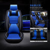 5D PU Leather Car Sit Cover 5-Seats Universal Car Accessories Front Rear Cushion