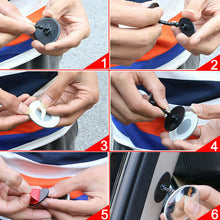 360°Car Blind Spot Side Mirror Stick On Glass Adjustable Safety Lens Accessories