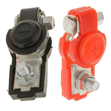 2x Car Accessories Adjustable Battery Terminal Clamp Clips Positive Negative