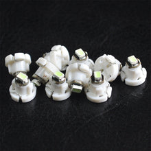 10x Car T4.2 Neo Wedge 1-SMD LED Cluster Instrument Dash Climate Bulbs White