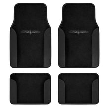 Car Floor Mats 4 Pieces Set Carpet Rubber Backing All Weather Protection