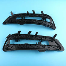 2Pcs Fog Light Cover Front Bumper Grille fit Mercedes E Class E350 E550 2009-16