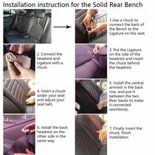 11pcs Universal 5-Sit Car Seat Cover Cushions Protector Luxury Interior Full Set