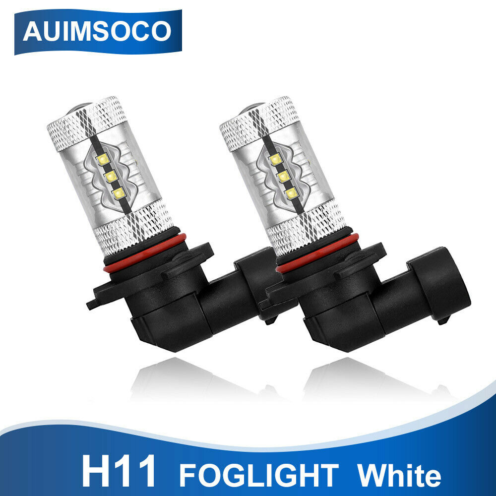 H11 LED DRL Bulbs Fog Light High Power 160W 6000k For 2007-2013 GMC Sierra 1500