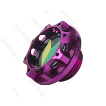 JDM LEAF Racing Purple Engine Oil Filler Cap Oil Tank Cover Aluminium For TOYOTA