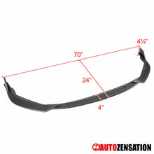 For 2019-2020 Toyota Corolla Black Front Bumper Lip Spoiler Splitter Body Kit