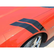 2x Black Rally Racing Car Side Hood Hash Fender Stripes Vinly Decal Sticker