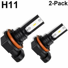 2x Marsauto Super Bright H11 H8 H9 LED Fog Light Lamp White 6000K Foglight Bulbs