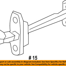 HONDA OEM 16-17 Civic Front Door-Check Strap Right 72340TBAA01