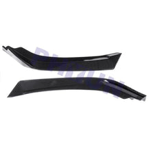 2x Carbon Fiber Style Car Front Bumper Lip Splitter Winglet Body Kit For Sedan