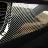 5D Carbon Fiber Texture Black Waterproof Vinyl Car Wrap Sticker Decal Film Sheet