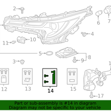 Genuine Toyota Repair Bracket 81193-12250