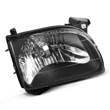 for 2001-2004 Toyota Tacoma Headlights + Bumper Lights Headlamps Black Housing
