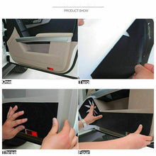 4pcs Carbon Fiber Side Edge Protection Anti-kick Door Pad For Toyota Corolla 08+