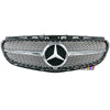 Front Silver Diamond Grille Mask For Mercedes Benz W212 E200 E300 E400 2013-16