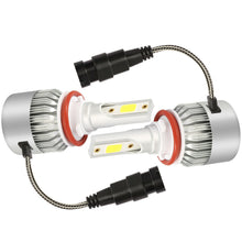 2x C6 H11 H9 H8 LED Headlight Bulb Kit Low Beam Fog Light 50W 6000K 5000LM
