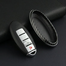 Carbon Fiber ABS Solid Car Key Keychain Cover For Nissan Infiniti Most Vehicles