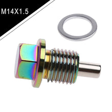 1 pc M14*1.5 Aluminum Alloy Magnetic Oil Drain Plug Bolt Sump Nut Colorful