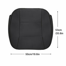 PU Leather Car Cover Seat Deluxe Protector Cushion Black Front Cover Universal