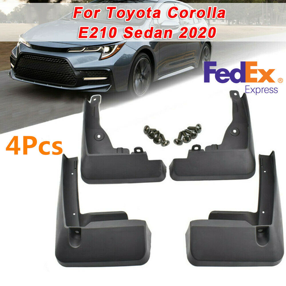 For Toyota Corolla E210 Sedan 2020 4PCS Front Rear Mud Flaps Splash Guards -USA