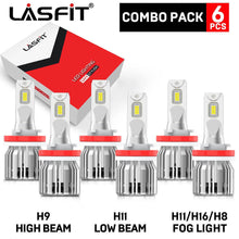 Combo LED Headlights Fog Lights H11 for Toyota Tacoma 2016-2020 Altima 2014-2018