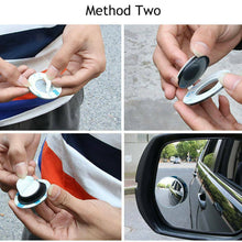 360° Blind Spot Car Side Mirror Stick On Glass Adjustable Safety Len Accessories