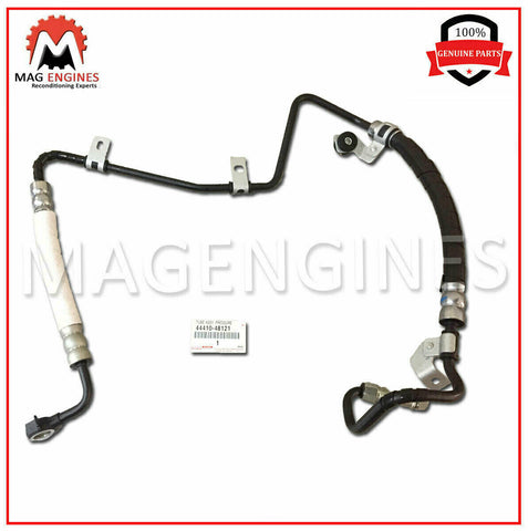 44410-48121 GENUINE OEM POWER STEERING PRESSURE HOSE 4441048121